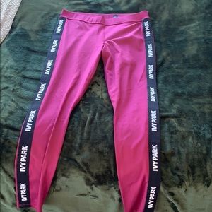 Maroon ivy park leggings like new